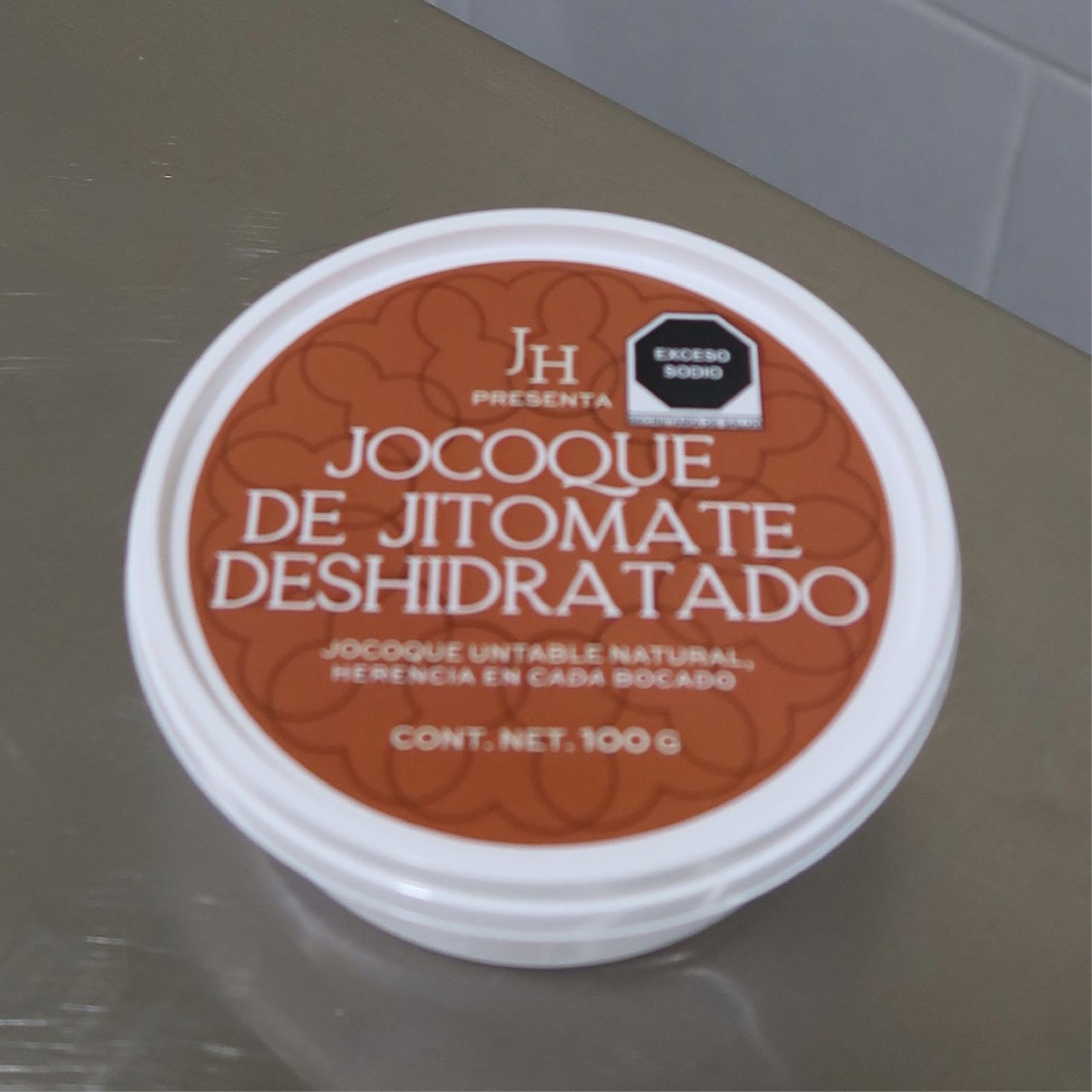 Jocoque untable jitomate deshidratado, 250 g.